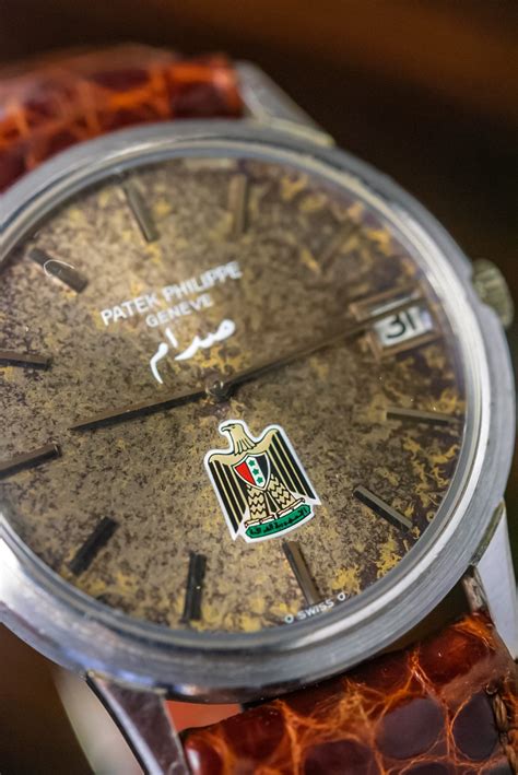 saddam hussein rolex|saddam hussein certina.